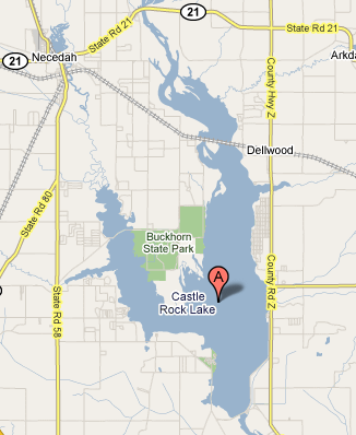 About Castle Rock Lake Flowage in Adams County Wisconsin